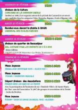 Le contenu du programme pour la ville de TRINITE.